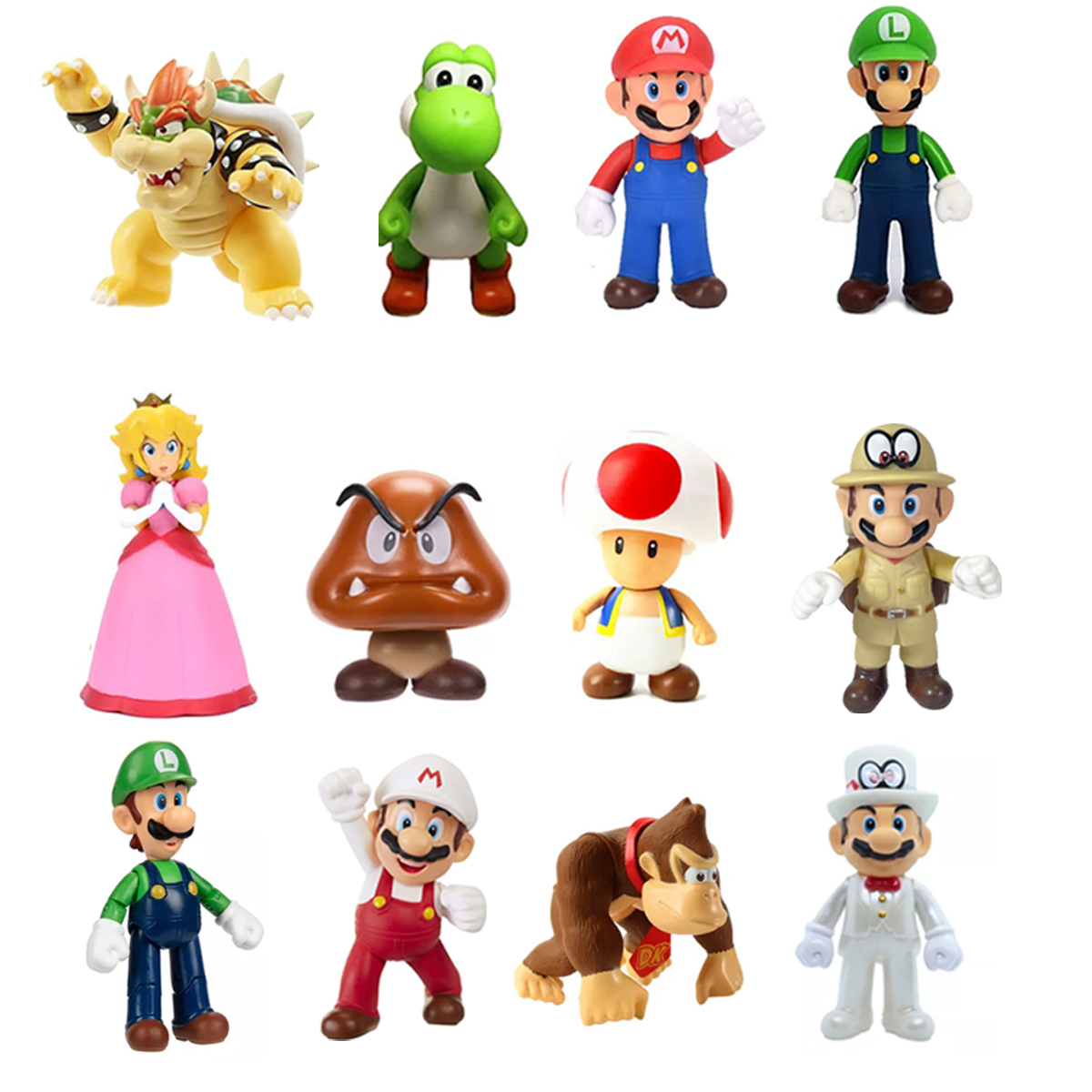 MARIO BROS FIGURAS x12